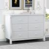 imageDelta Children Universal 6 Drawer Dresser with Interlocking Drawers  Greenguard Gold Certified GreyWhite