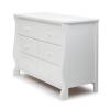 imageDelta Children Universal 6 Drawer Dresser with Interlocking Drawers  Greenguard Gold Certified GreyWhite