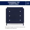 imageDelta Children babyGap Legacy 3 Drawer Dresser with Interlocking Drawers NavyLight BlueNavyLight Blue