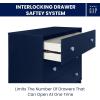imageDelta Children babyGap Legacy 3 Drawer Dresser with Interlocking Drawers NavyLight BlueNavyLight Blue