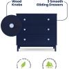 imageDelta Children babyGap Legacy 3 Drawer Dresser with Interlocking Drawers NavyLight BlueNavyLight Blue