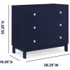 imageDelta Children babyGap Legacy 3 Drawer Dresser with Interlocking Drawers NavyLight BlueNavyLight Blue
