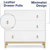 imageDelta Children babyGap Legacy 3 Drawer Dresser with Leather Pulls and Interlocking Drawers Bianca WhiteNaturalBianca WhiteNatural