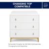 imageDelta Children babyGap Legacy 3 Drawer Dresser with Leather Pulls and Interlocking Drawers Bianca WhiteNaturalBianca WhiteNatural