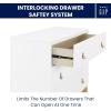 imageDelta Children babyGap Legacy 3 Drawer Dresser with Leather Pulls and Interlocking Drawers Bianca WhiteNaturalBianca WhiteNatural
