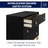 imageDelta Children babyGap Legacy 3 Drawer Dresser with Leather Pulls and Interlocking Drawers Bianca WhiteNaturalEbonyNatural