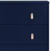 imageDelta Children babyGap Legacy 3 Drawer Dresser with Leather Pulls and Interlocking Drawers Bianca WhiteNaturalNavyNatural