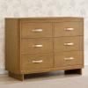 imageDelta Children babyGap Skye 6 Drawer Dresser with Interlocking Drawers Greenguard Gold Certified Bianca WhiteAcorn