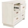 imageDelta Children babyGap Skye 6 Drawer Dresser with Interlocking Drawers Greenguard Gold Certified Bianca WhiteAntique White