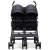 imageGAP babyGap Classic SidebySide Double Stroller  Lightweight Double Stroller with Recline Extendable Sun Visors ampamp Compact Fold  Made with Sustainable Materials Grey StripesBlack Camo
