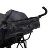imageGAP babyGap Classic SidebySide Double Stroller  Lightweight Double Stroller with Recline Extendable Sun Visors ampamp Compact Fold  Made with Sustainable Materials Grey StripesBlack Camo