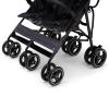 imageGAP babyGap Classic SidebySide Double Stroller  Lightweight Double Stroller with Recline Extendable Sun Visors ampamp Compact Fold  Made with Sustainable Materials Grey StripesBlack Camo