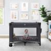 imageGAP babyGap Deluxe Play Yard Grey StripesBlack Camo