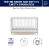 imageGAP babyGap Tate 4in1 Convertible Crib  Greenguard Gold Certified EbonyNaturalBianca White