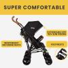 imageJeep PowerGlyde Plus Side x Side Double Stroller by Delta Children Black
