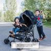 imageJeep PowerGlyde Plus Side x Side Double Stroller by Delta Children Black