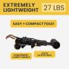 imageJeep PowerGlyde Plus Side x Side Double Stroller by Delta Children Black