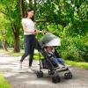 imageJeep PowerGlyde Stroller by Delta Children Lightweight Travel Stroller with Smoothest Ride ampamp Compact Fold 3Position Recline Extra Large Storage Basket Olive GreenOlive Green