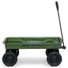 imageJeep Wrangler Classic Pull Wagon by Delta Children  GREENGUARD Gold Certified Durable Frame 9 Inch PunctureProof Wheels Great for Exploration and Play Green