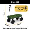 imageJeep Wrangler Classic Pull Wagon by Delta Children  GREENGUARD Gold Certified Durable Frame 9 Inch PunctureProof Wheels Great for Exploration and Play Green