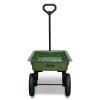 imageJeep Wrangler Classic Pull Wagon by Delta Children  GREENGUARD Gold Certified Durable Frame 9 Inch PunctureProof Wheels Great for Exploration and Play Green