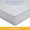 imageSimmons Kids Silver Nights Dual Sided 2Stage Baby Crib Mattress and Toddler Mattress  GREENGUARD Gold  Waterproof  Sustainably Sourced Core Fiber Core Grey