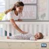 imageSimmons Kids SlumberTime Naturally 2Stage Premium PlantBased Soy Foam Baby Crib Mattress ampamp Toddler Mattress  Waterproof  GREENGUARD Gold ampamp CertiPURUS Certified  Ideal Firmness  Made in USAWhite