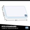 imageSimmons Kids SlumberTime Naturally 2Stage Premium PlantBased Soy Foam Baby Crib Mattress ampamp Toddler Mattress  Waterproof  GREENGUARD Gold ampamp CertiPURUS Certified  Ideal Firmness  Made in USAWhite