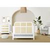 imageSimmons Kids Theo 6in1 Convertible Crib  Greenguard Gold Certified BlackTextured AlmondBianca WhiteTextured Almond