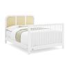 imageSimmons Kids Theo 6in1 Convertible Crib  Greenguard Gold Certified BlackTextured AlmondBianca WhiteTextured Almond