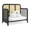 imageSimmons Kids Theo 6in1 Convertible Crib  Greenguard Gold Certified BlackTextured AlmondBlackTextured Almond