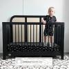 imageSimmons Kids Theo 6in1 Convertible Crib  Greenguard Gold Certified BlackTextured AlmondBlackTextured Almond