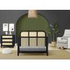 imageSimmons Kids Theo 6in1 Convertible Crib  Greenguard Gold Certified BlackTextured AlmondBlackTextured Almond