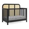 imageSimmons Kids Theo 6in1 Convertible Crib  Greenguard Gold Certified BlackTextured AlmondBlackTextured Almond