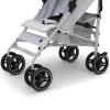imagebabyGap Classic Stroller  Lightweight Stroller with Recline Compact Fold ampamp Removable Parent Organizer  Made with Sustainable Materials Grey StripesGrey Stripes