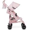 imagebabyGap Classic Stroller  Lightweight Stroller with Recline Compact Fold ampamp Removable Parent Organizer  Made with Sustainable Materials Grey StripesPink Stripes