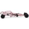 imagebabyGap Classic Stroller  Lightweight Stroller with Recline Compact Fold ampamp Removable Parent Organizer  Made with Sustainable Materials Grey StripesPink Stripes