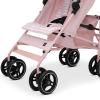 imagebabyGap Classic Stroller  Lightweight Stroller with Recline Compact Fold ampamp Removable Parent Organizer  Made with Sustainable Materials Grey StripesPink Stripes