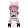 imagebabyGap Classic Stroller  Lightweight Stroller with Recline Compact Fold ampamp Removable Parent Organizer  Made with Sustainable Materials Grey StripesPink Stripes