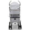 imagebabyGap Classic Stroller  Lightweight Stroller with Recline Compact Fold ampamp Removable Parent Organizer  Made with Sustainable Materials Grey StripesGrey Stripes