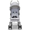 imagebabyGap Classic Stroller  Lightweight Stroller with Recline Compact Fold ampamp Removable Parent Organizer  Made with Sustainable Materials Grey StripesGrey Stripes