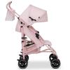 imagebabyGap Classic Stroller  Lightweight Stroller with Recline Compact Fold ampamp Removable Parent Organizer  Made with Sustainable Materials Grey StripesPink Stripes