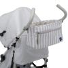 imagebabyGap Classic Stroller  Lightweight Stroller with Recline Compact Fold ampamp Removable Parent Organizer  Made with Sustainable Materials Grey StripesGrey Stripes