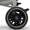 imagebabyGap Classic Stroller  Lightweight Stroller with Recline Compact Fold ampamp Removable Parent Organizer  Made with Sustainable Materials Grey StripesGrey Stripes