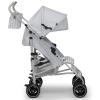 imagebabyGap Classic Stroller  Lightweight Stroller with Recline Compact Fold ampamp Removable Parent Organizer  Made with Sustainable Materials Grey StripesGrey Stripes