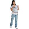 imagebabyGap by Delta Children Legacy 3in1 Baby Carrier  Newborn to Toddler Holds 75 to 25 lbs Facein and FaceOut Baby Carrier Wrap with Lumbar Support Ergonomic ChambrayGrey