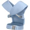 imagebabyGap by Delta Children Legacy 3in1 Baby Carrier  Newborn to Toddler Holds 75 to 25 lbs Facein and FaceOut Baby Carrier Wrap with Lumbar Support Ergonomic ChambrayChambray