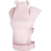 imagebabyGap by Delta Children Legacy 3in1 Baby Carrier  Newborn to Toddler Holds 75 to 25 lbs Facein and FaceOut Baby Carrier Wrap with Lumbar Support Ergonomic ChambrayBlush