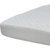 imageBeautyrest Black Luxury Fitted Baby Crib Mattress Pad Cover  Waterproof  52 x 28  Machine Washable Bright WhiteMattress Pad