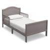 imageDelta Children Bennett Wood Toddler Bed  Greenguard Gold Certified Bianca WhiteGrey